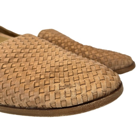 Nisolo Men’s Almond Toe Alejandro Woven Slip on Leather Shoes Brown Size 11 - Picture 6 of 12
